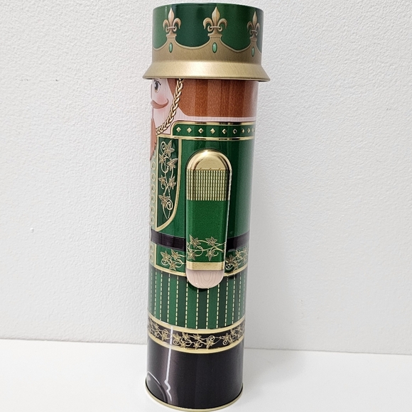 Green & Gold Nutcracker Metal Tin Canister - Picture 8 of 16